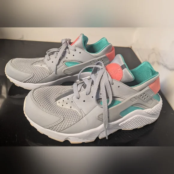 Nike Air Huarache Run South Beach Men’s Sneakers Size 11 MSRP $120 - Picture 6 of 10